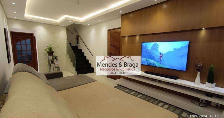 Sobrado com 3 dormitórios à venda, 132 m² por R$ 805.600,00 - Vila Rosália - Guarulhos/SP