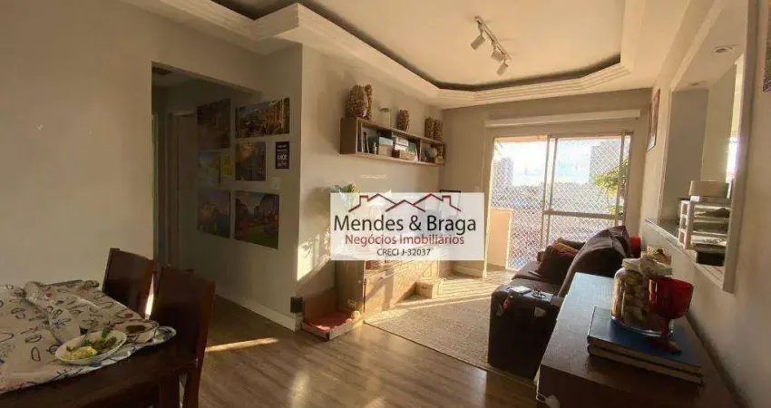 Apartamento com 2 dormitórios à venda, 64 m² por R$ 360.000,00 - Vila Augusta - Guarulhos/SP