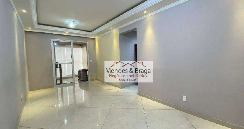 Apartamento com 3 dormitórios à venda, 75 m² por R$ 675.000,00 - Vila Augusta - Guarulhos/SP
