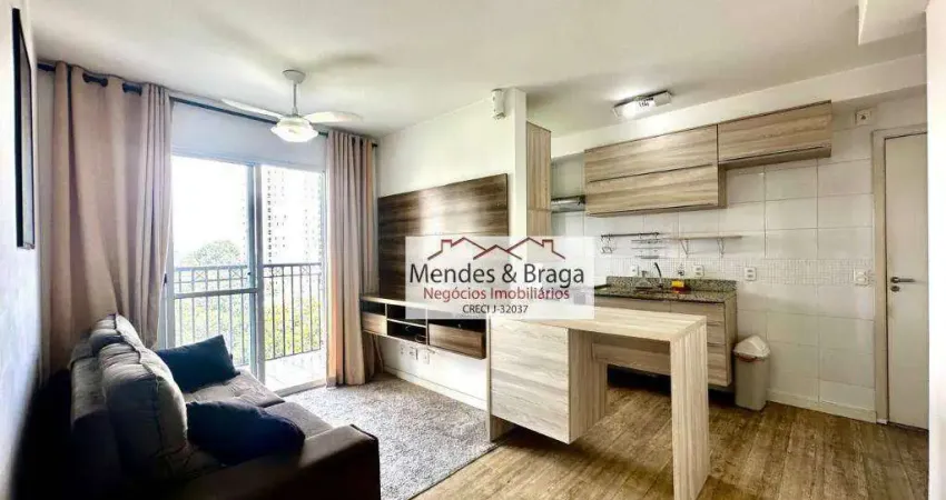 Apartamento com 2 dormitórios à venda, 54 m² por R$ 439.000,00 - Vila Augusta - Guarulhos/SP
