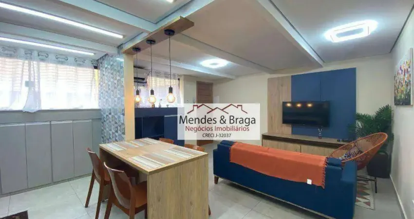 Apartamento com 3 dormitórios para alugar, 63 m² por R$ 3.630,00/mês - Parque Cecap - Guarulhos/SP