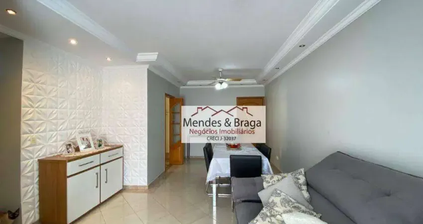 Apartamento com 3 dormitórios à venda, 74 m² por R$ 610.000,00 - Macedo - Guarulhos/SP