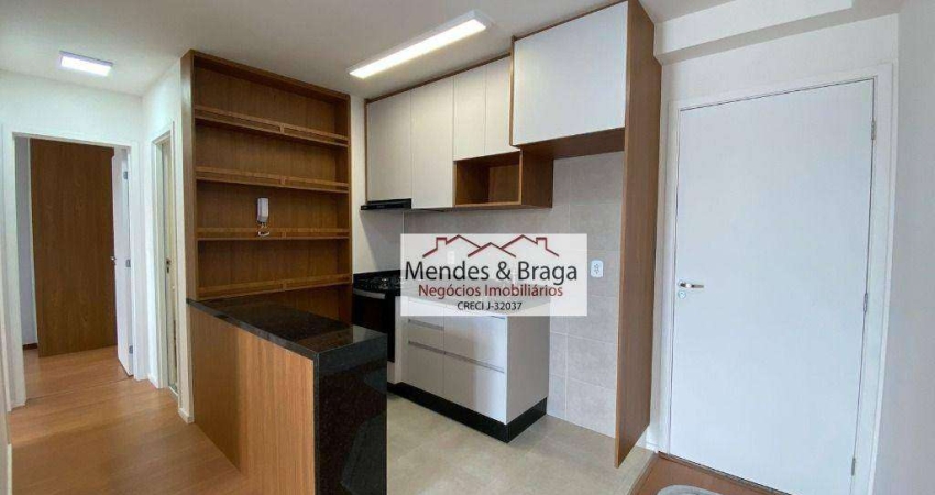 Apartamento para alugar, 47 m² por R$ 2.837,54/mês - Vila Augusta - Guarulhos/SP