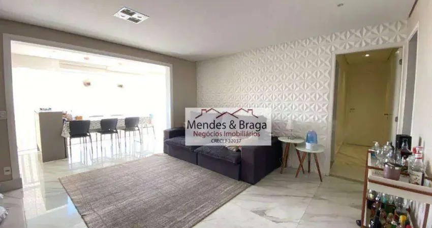 Apartamento com 3 dormitórios à venda, 110 m² por R$ 1.250.000,00 - Vila Augusta - Guarulhos/SP