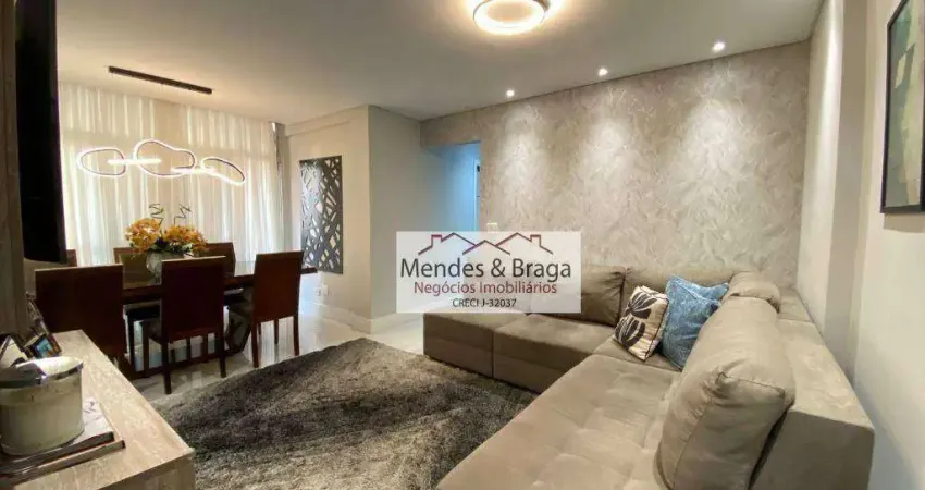 Apartamento com 3 dormitórios à venda, 86 m² por R$ 620.000,00 - Vila Augusta - Guarulhos/SP