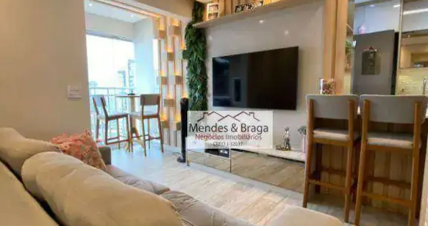 Apartamento com 2 dormitórios à venda, 64 m² por R$ 735.000,00 - Vila Augusta - Guarulhos/SP