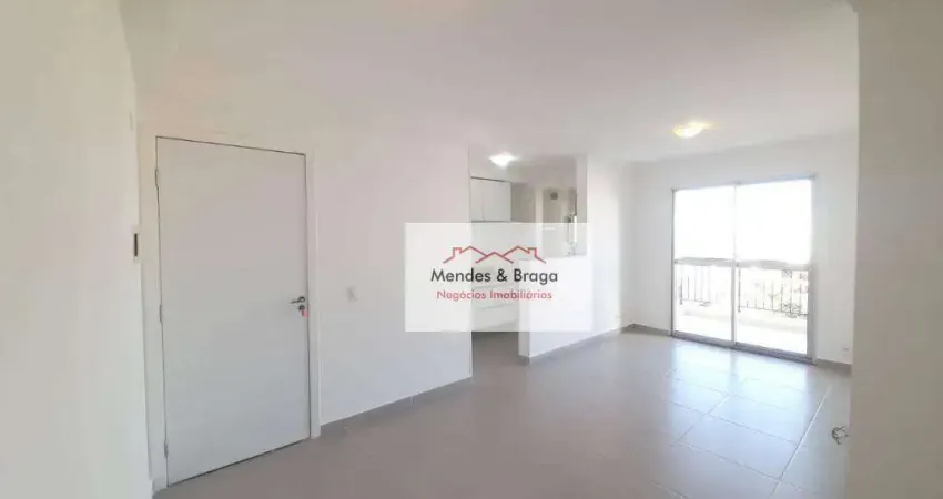 FLEX GUARULHOS -  2 dormitórios, 60 m² - venda por R$ 450.000 ou aluguel por R$ 2.870/mês - Vila Galvão - Guarulhos/SP