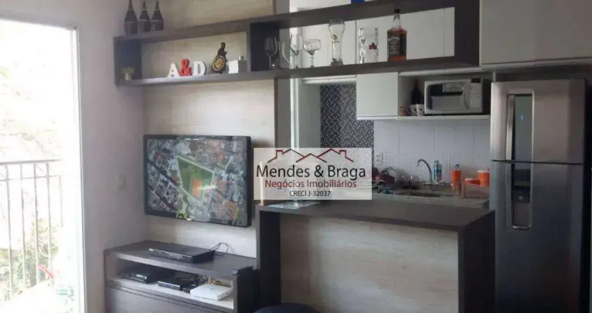 Apartamento com 2 dormitórios à venda, 50 m² por r$ 380.000,00 - vila augusta - guarulhos/sp