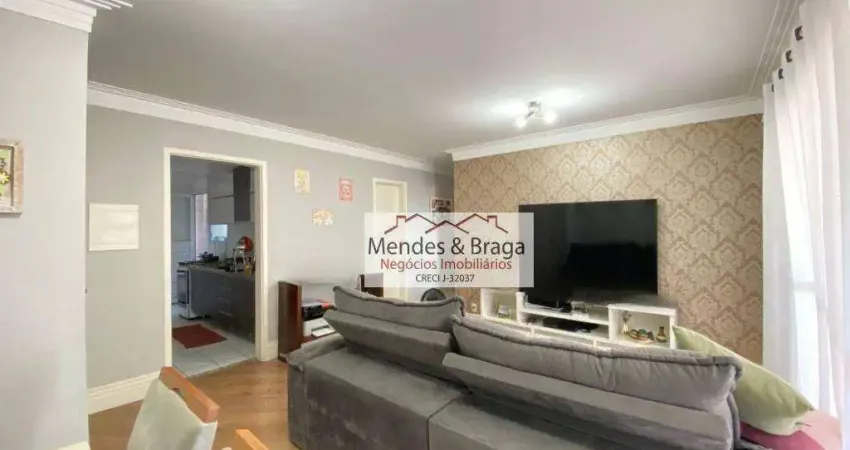Apartamento com 3 dormitórios à venda, 110 m² por r$ 1.100.000,00 - vila augusta - guarulhos/sp