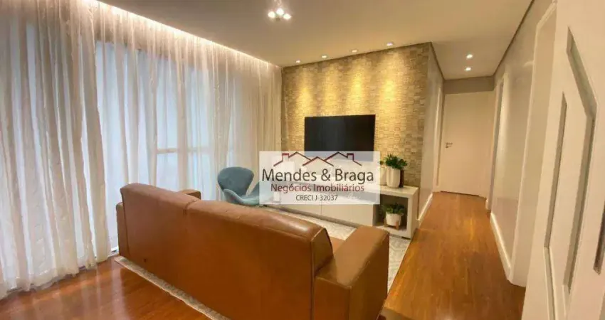 Apartamento com 3 dormitórios à venda, 86 m² por r$ 950.000,00 - vila augusta - guarulhos/sp