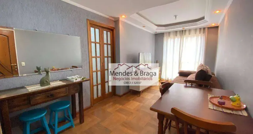 Apartamento com 2 dormitórios à venda, 54 m² por r$ 290.000,00 - vila galvão - guarulhos/sp