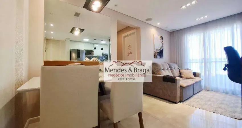 Apartamento com 2 dormitórios à venda, 61 m² por r$ 580.000,00 - vila endres - guarulhos/sp