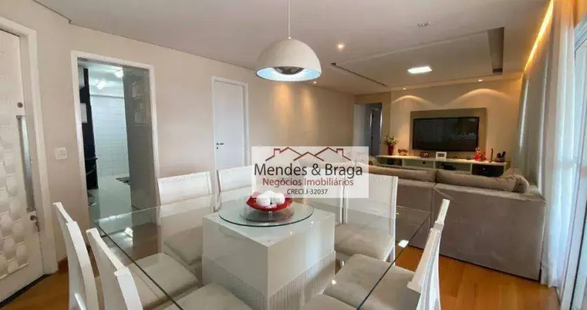 Apartamento à venda, 128 m² por r$ 1.480.000,00 - vila augusta - guarulhos/sp