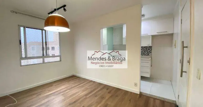 Apartamento com 2 dormitórios à venda, 45 m² por r$ 320.000,00 - ponte grande - guarulhos/sp