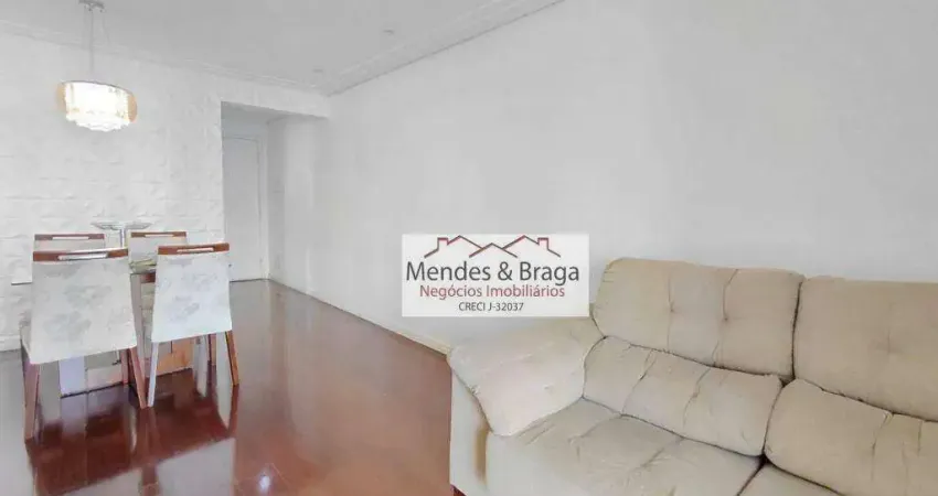 Apartamento com 3 dormitórios à venda, 75 m² por r$ 690.000,00 - vila augusta - guarulhos/sp