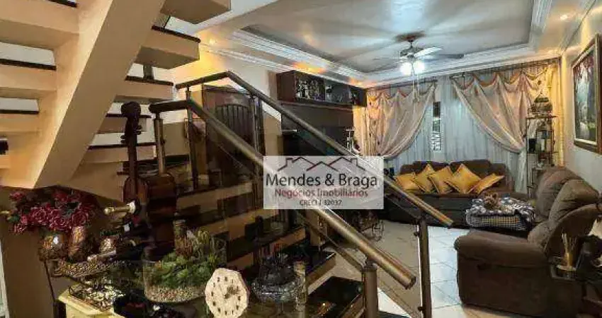 Sobrado com 3 dormitórios à venda, 156 m² por r$ 680.000,00 - jardim santa clara - guarulhos/sp