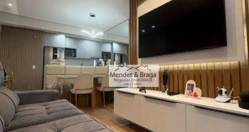 Apartamento com 2 dormitórios à venda, 57 m² por r$ 460.000,00 - vila paulista - guarulhos/sp