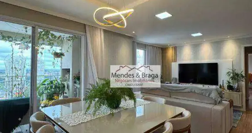 Apartamento com 3 dormitórios à venda, 83 m² por r$ 680.000,00 - centro - guarulhos/sp