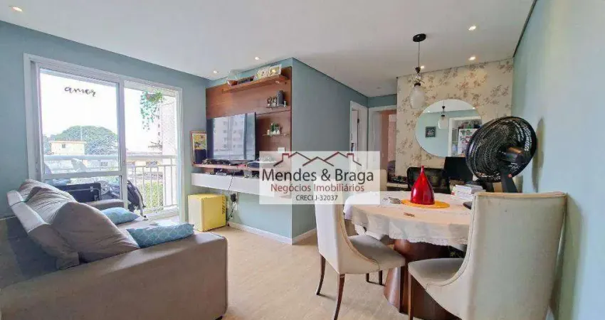 Apartamento com 2 dormitórios à venda, 57 m² por R$ 450.000,00 - Centro - Guarulhos/SP