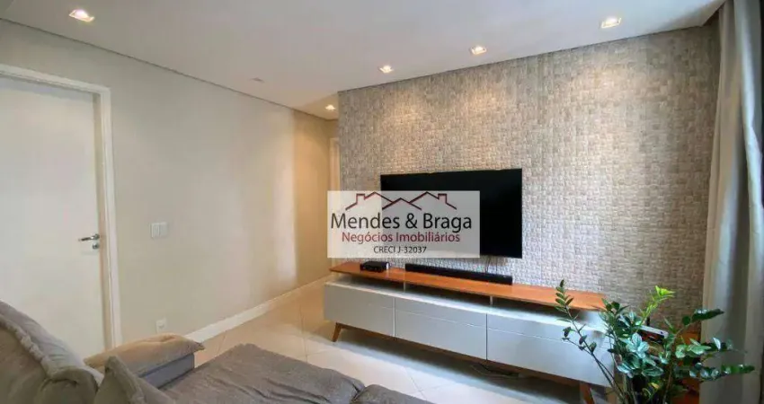 Apartamento com 3 dormitórios à venda, 75 m² por R$ 679.900,00 - Vila Augusta - Guarulhos/SP
