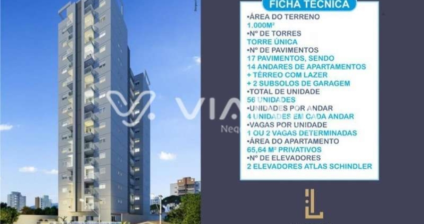 Apartamento 2 Suítes à Venda no Bairro Campestre em Santo André.