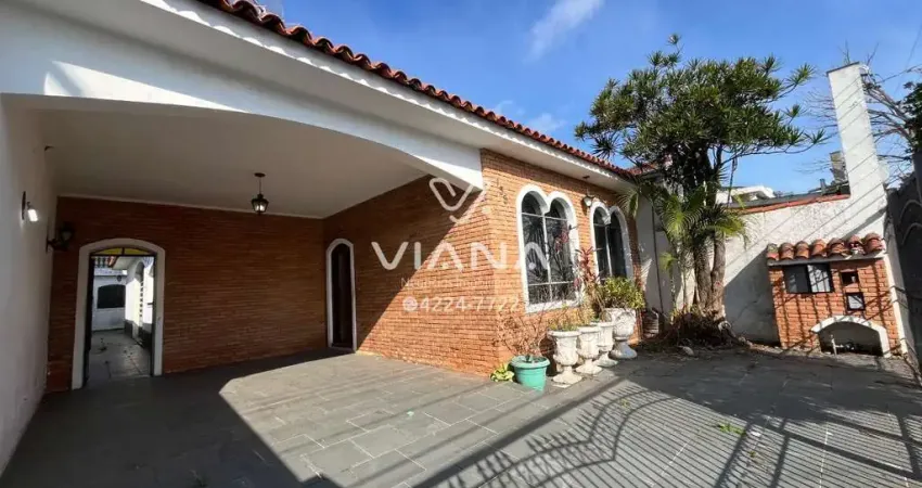 Casa térrea 3 dormitórios com edícula e churrasqueira no bairro fundação - são caetano do sul