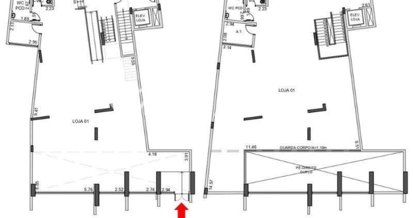 Loja/Salão 467m² para Alugar Zona Oeste Bairro Pompeia São Paulo SP