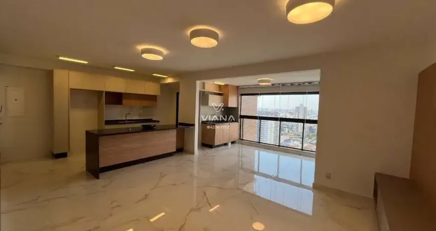 Apartamento 117m² 3 suítes e 3 vagas para locação na vila assunção - santo andré