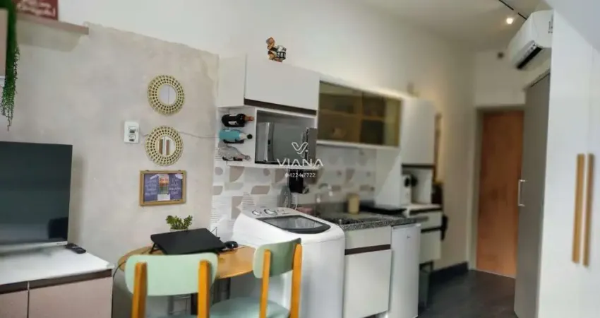 Apartamento tipo studio mobiliado no bairro barcelona - ótimo para air bnb