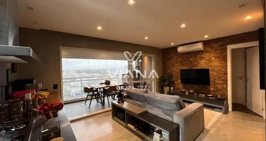 Apartamento 2 dormitórios com suíte e sacada gourmet no bairro cerâmica - são caetano do sul