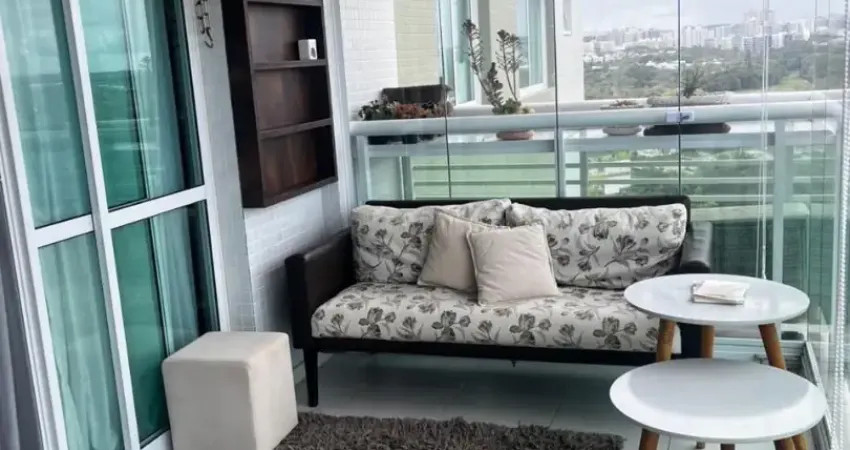 Apartamento à venda, 116m2, 3/4, suite, varanda, mobiliado, 02 vagas de garagem