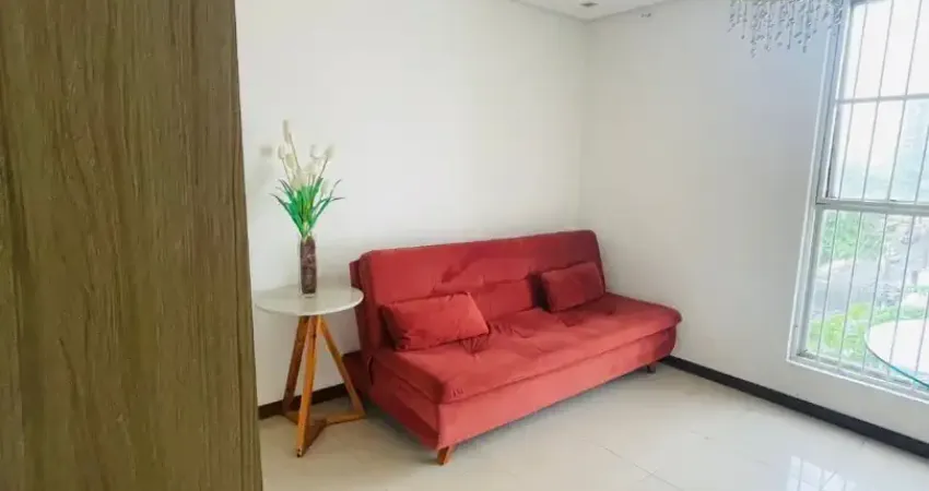 Apartamento para locação, 1/4, suíte, mobiliado, 60m2, vaga garagem