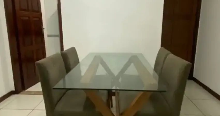 Apartamento para locação, 3/4, banheiro social, mobiliado, vaga garagem