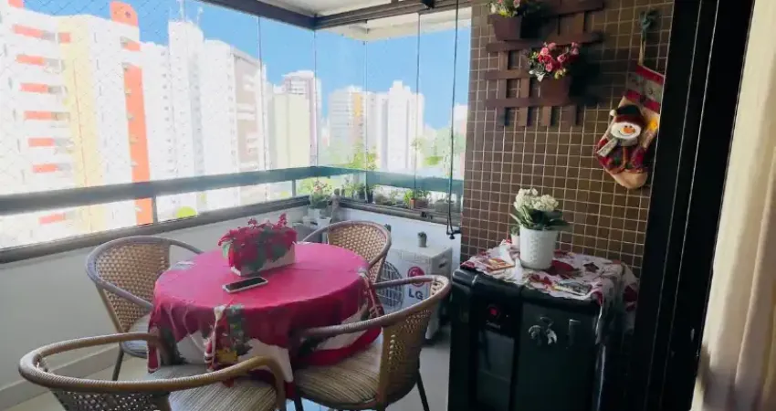 Apartamento 4/4, 02 suítes, 128m2, varanda, nascente, 02 vagas garagem