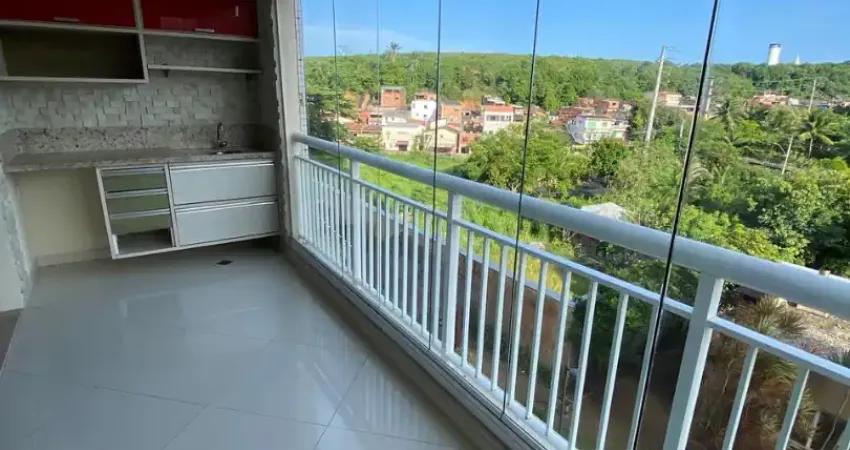 Apartamento para locação, 3/4, varanda gourmet, semi mobiliado,