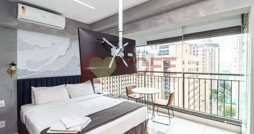 Vende-se studio mobiliado em moema índios, 25m², r$ 575.000,00!