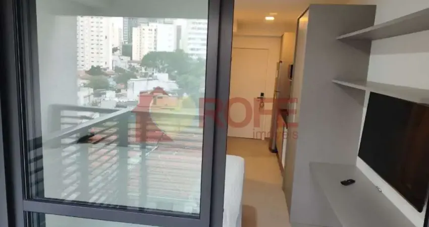 Apartamento studio à venda/locação, 26m², 1 dormitório, varanda. brooklin