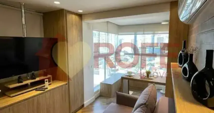 Apartamento mobiliado de 30m²  a venda na vila madalena, 01 dormitório, 01 vaga de garagem