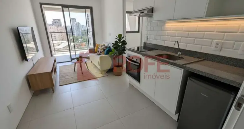 Apartamento à venda no brooklin | 36m² | 1 dormitório, varanda e 1 vaga