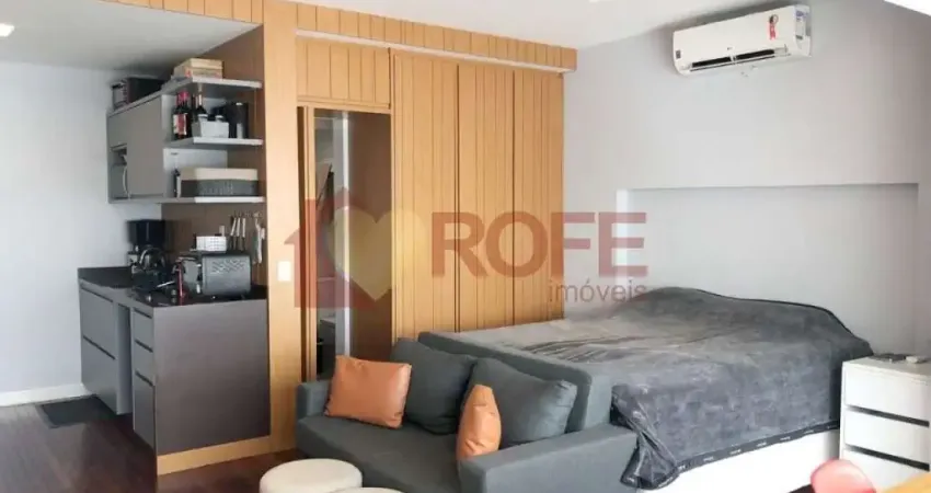 Oportunidade no brooklin: apartamento de 42 m² mobiliado à venda por apenas r$ 660.000. andar alto.