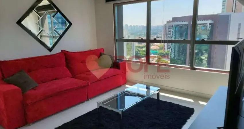 Apartamento com 1 dormitório à venda, 70 m² por r$ 1.300.000,00 - brooklin - são paulo/sp