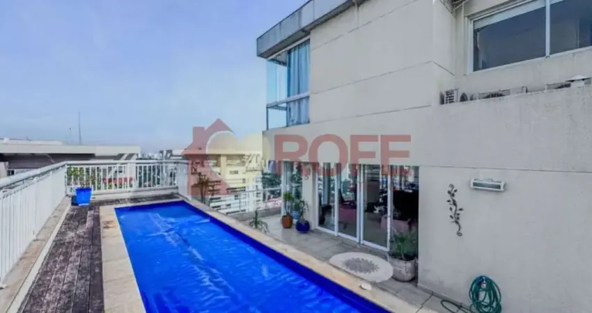 Cobertura campo belo 375 m² 4 quartos, 4 suítes, 5 vagas, piscina privativa - condomínio clube