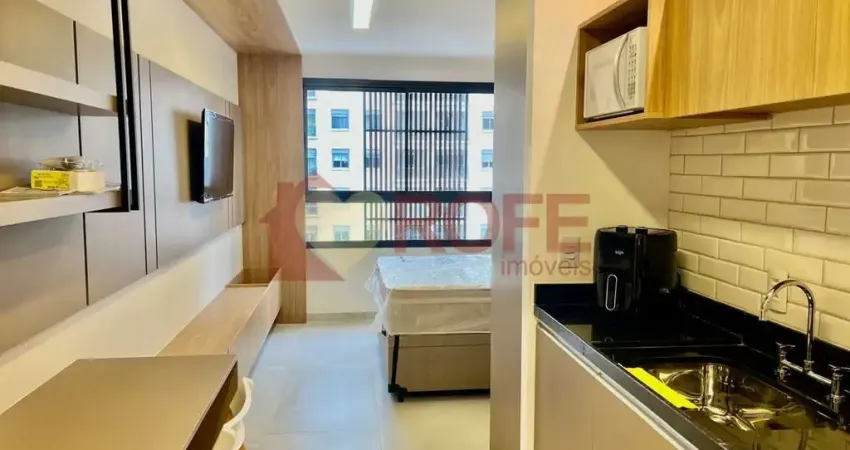 Brooklin, apartamento para locação de 33 m² pronto para morar