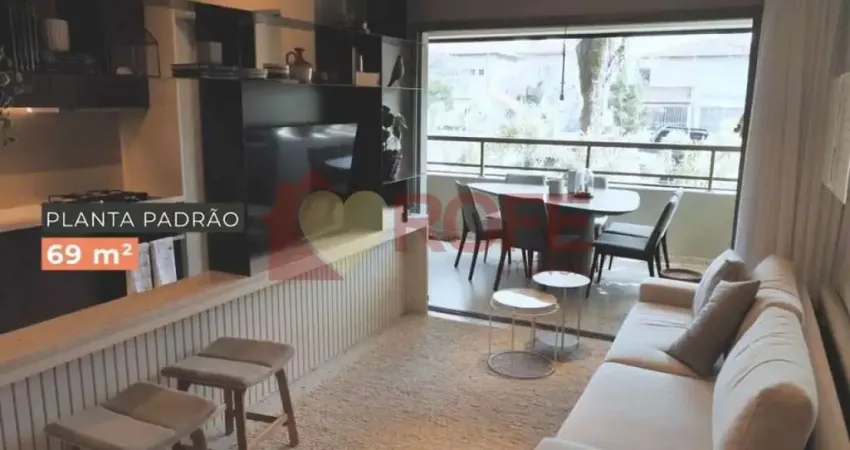 Apartamento com 2 dormitórios à venda, 69 m² por r$ 940.000,00 - campo belo - são paulo/sp