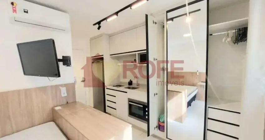 Excelente studio de 28 m² fora da rota de avião, em moema. aproveite!