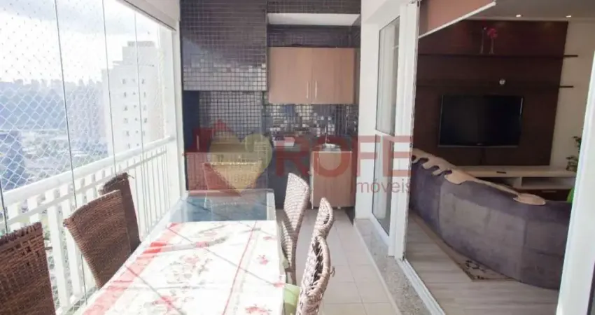 Apartamento com 2 dormitórios e sala ampliada à venda, 121 m² - granja julieta - são paulo/sp