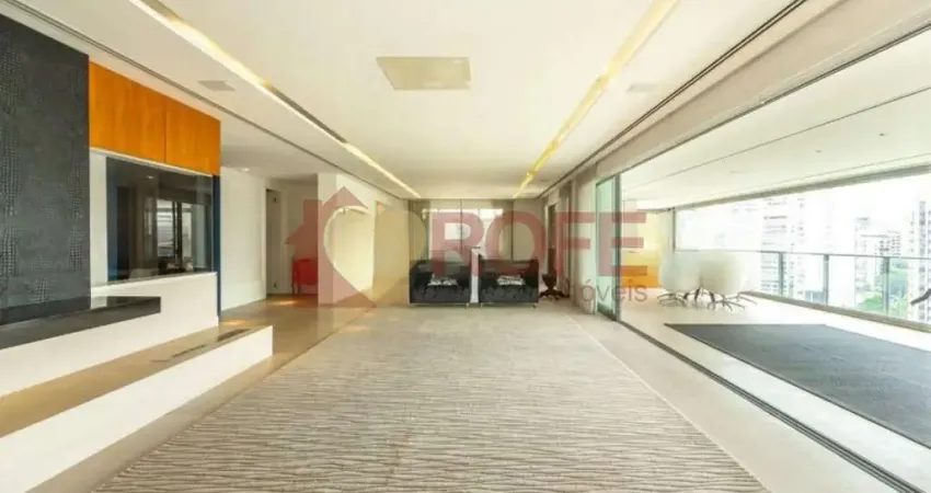 Apartamento luxuoso com 5 dormitórios sendo 3 suítes na vila nova conceição, lazer completo e próxim