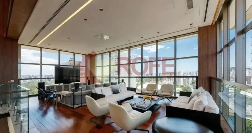 Cobertura com 4 dormitórios à venda, 672 m² por r$ 29.500.000,00 - ibirapuera - são paulo/sp