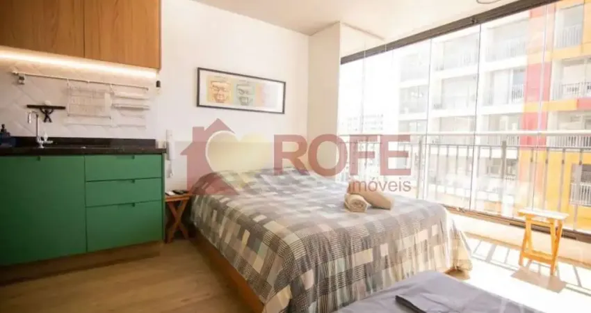 Apartamento com 1 dormitório à venda, 25 m² por r$ 580.000,00 - moema - são paulo/sp