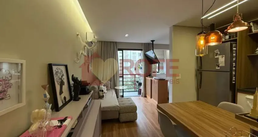 Apartamento com 1 dormitório à venda, 35 m² por r$ 590.000,00 - moema - são paulo/sp